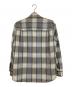 AURALEE (オーラリー) SUPER LIGHT WOOL CHECK SHIRT グレー×ベージュ サイズ:3：40000円