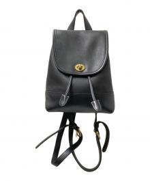 COACH（コーチ）の古着「グラブレザーリュック」｜ブラック