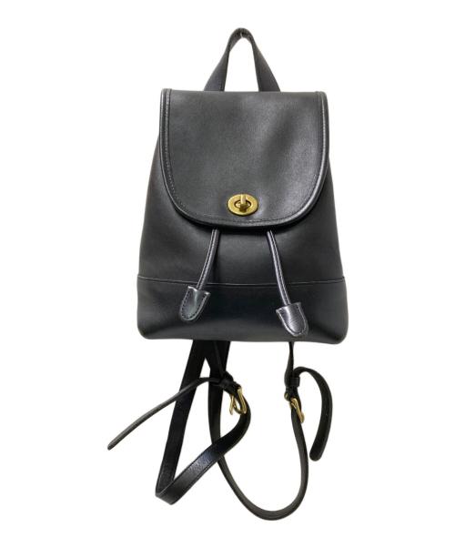 COACH（コーチ）COACH (コーチ) グラブレザーリュック ブラック サイズ:下記参照の古着・服飾アイテム