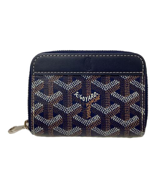 GOYARD（ゴヤール）GOYARD (ゴヤール) マティニョンPMコインケース ブラック×ブラウンの古着・服飾アイテム