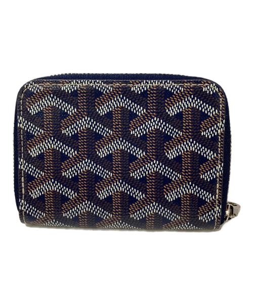 GOYARD（ゴヤール）GOYARD (ゴヤール) マティニョンPMコインケース ブラック×ブラウンの古着・服飾アイテム