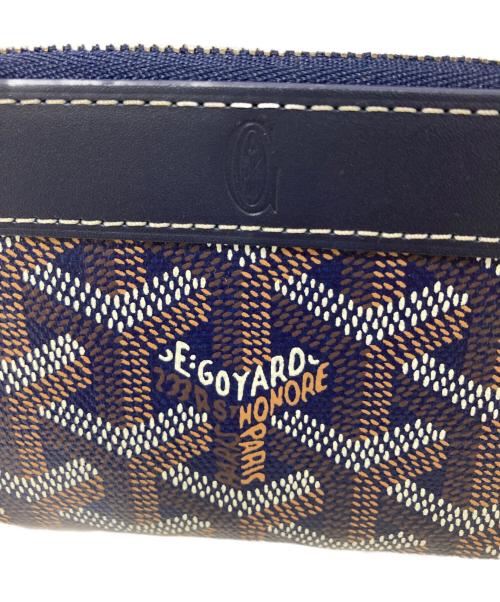 GOYARD（ゴヤール）GOYARD (ゴヤール) マティニョンPMコインケース ブラック×ブラウンの古着・服飾アイテム