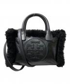 TORY BURCHトリーバーチ）の古着「ミニエラパテントシアリングショルダーバッグ」｜ブラック