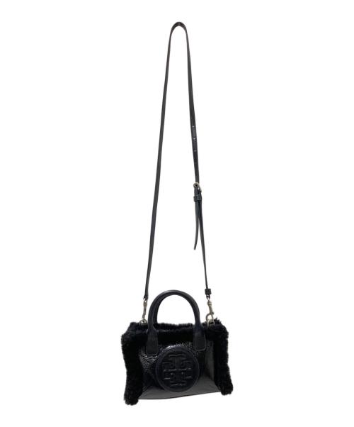 TORY BURCH（トリーバーチ）TORY BURCH (トリーバーチ) ミニエラパテントシアリングショルダーバッグ ブラック サイズ:下記参照の古着・服飾アイテム