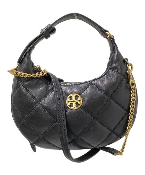 TORY BURCH（トリーバーチ）TORY BURCH (トリーバーチ) ウィラキルティングショルダーバッグ ブラック サイズ:下記参照の古着・服飾アイテム