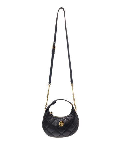 TORY BURCH（トリーバーチ）TORY BURCH (トリーバーチ) ウィラキルティングショルダーバッグ ブラック サイズ:下記参照の古着・服飾アイテム