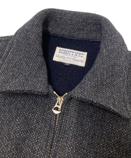 Schott NYC（ショット NYC）Schott NYC (ショット NYC) ビーチクロス スポーツジャケット ネイビー サイズ:Lの古着・服飾アイテム
