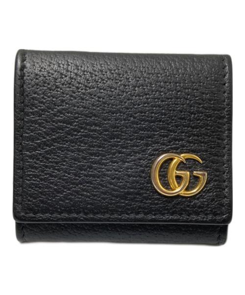 GUCCI（グッチ）GUCCI (グッチ) GGマーモント レザー小銭入れ ブラック サイズ:下記参照の古着・服飾アイテム