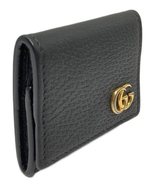 GUCCI（グッチ）GUCCI (グッチ) GGマーモント レザー小銭入れ ブラック サイズ:下記参照の古着・服飾アイテム