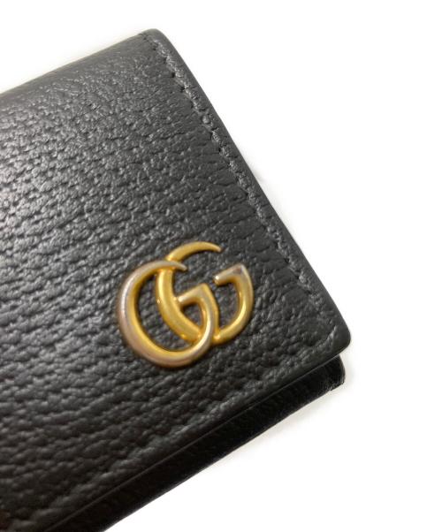 GUCCI（グッチ）GUCCI (グッチ) GGマーモント レザー小銭入れ ブラック サイズ:下記参照の古着・服飾アイテム