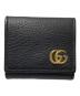 GUCCI（グッチ）の古着「GGマーモント レザー小銭入れ」｜ブラック