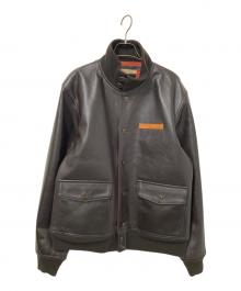 AVIREX（アヴィレックス）の古着「HORSE A-1 JACKET」｜ブラウン