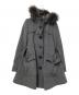 BURBERRY BLUE LABEL（バーバリー ブルー レーベル）の古着「フードメルトンコート」｜グレー