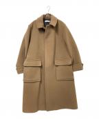 Graphpaperグラフペーパー）の古着「WOOL CASHMERELONG COAT」｜ベージュ