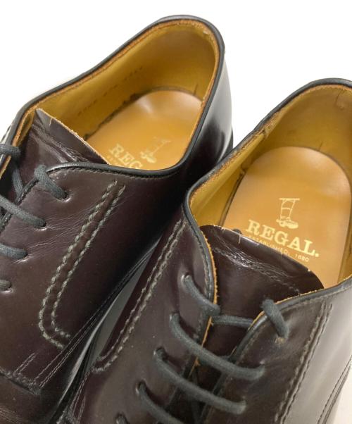 REGAL（リーガル）REGAL (リーガル) プレーントゥシューズ ブラウン サイズ:25 1/2の古着・服飾アイテム