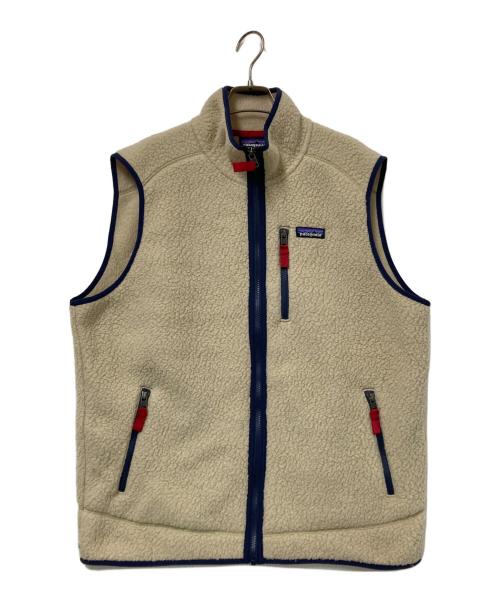 Patagonia（パタゴニア）Patagonia (パタゴニア) レトロパイルベスト アイボリー サイズ:Lの古着・服飾アイテム