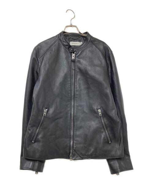 COACH（コーチ）COACH (コーチ) レザー レーサー ジャケット ブラック サイズ:50の古着・服飾アイテム