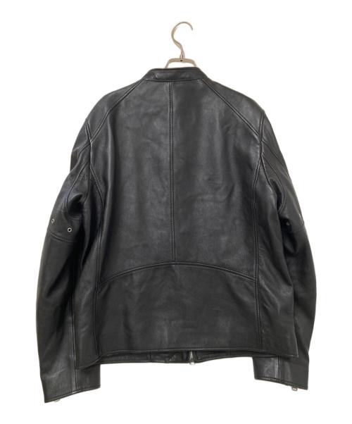 COACH（コーチ）COACH (コーチ) レザー レーサー ジャケット ブラック サイズ:50の古着・服飾アイテム