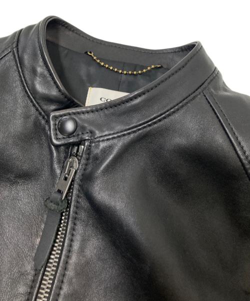 COACH（コーチ）COACH (コーチ) レザー レーサー ジャケット ブラック サイズ:50の古着・服飾アイテム