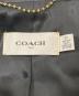 中古・古着 COACH (コーチ) レザー レーサー ジャケット ブラック サイズ:50：30000円