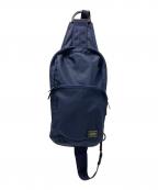 PORTERポーター）の古着「FLASH SLING SHOULDER BAG」｜ネイビー