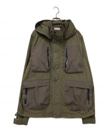 JOHN ELLIOTT（ジョン エリオット）の古着「アノラック シュリンク パラシュートジャケット」｜オリーブ