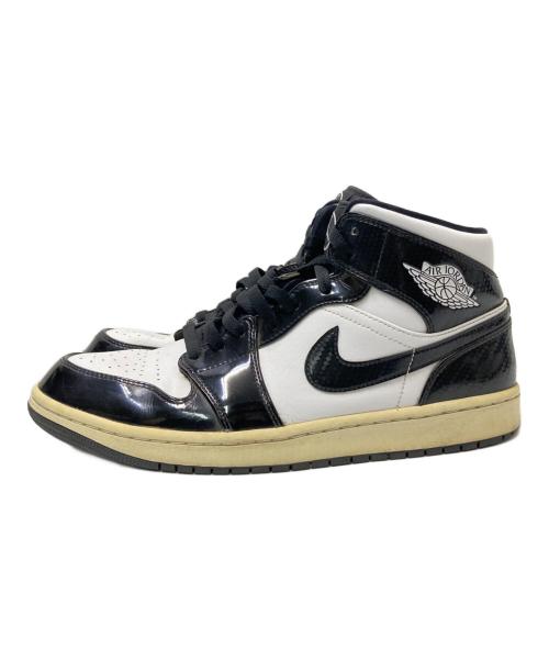 NIKE（ナイキ）NIKE (ナイキ) AIR JORDAN 1 MID ブラック×ホワイト サイズ:29.0cmの古着・服飾アイテム