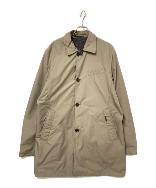 MOORER（ムーレー）MOORER (ムーレー) リバーシブル ステンカラーコート ブラウン サイズ:50の古着・服飾アイテム