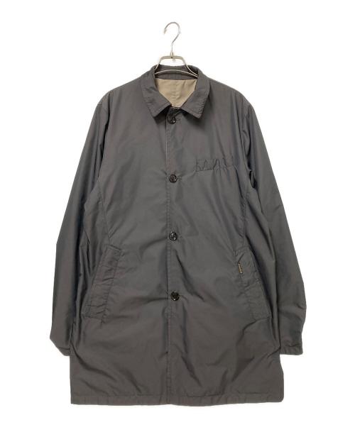 MOORER（ムーレー）MOORER (ムーレー) リバーシブル ステンカラーコート ブラウン サイズ:50の古着・服飾アイテム