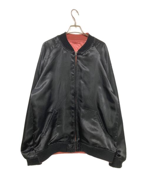 AVIREX（アヴィレックス）AVIREX (アヴィレックス) SUKA JACKET FLYING TIGERS ピンク×ブラック サイズ:XLの古着・服飾アイテム