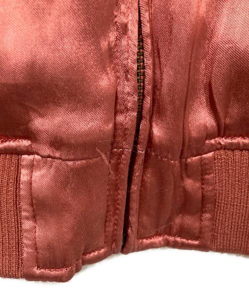 AVIREX（アヴィレックス）AVIREX (アヴィレックス) SUKA JACKET FLYING TIGERS ピンク×ブラック サイズ:XLの古着・服飾アイテム
