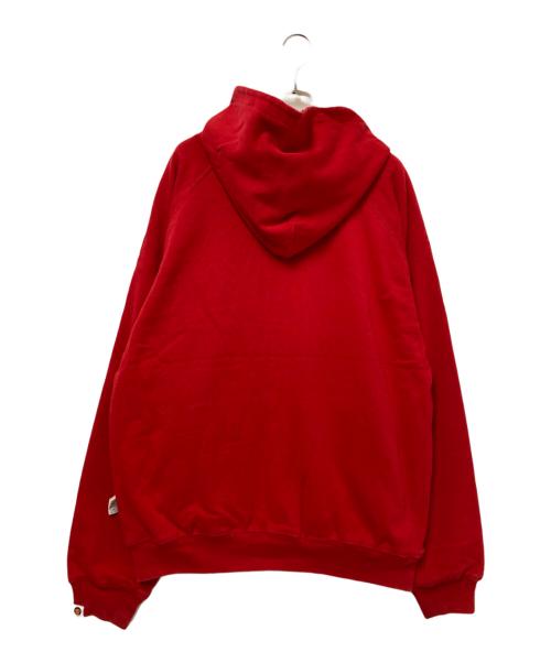 BABY MiLO（ベビーマイロ）BABY MiLO (ベビーマイロ) ジップパーカー ピンク×レッド サイズ:Lの古着・服飾アイテム