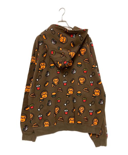 BABY MiLO（ベビーマイロ）BABY MiLO (ベビーマイロ) ジップパーカー ブラウン サイズ:Lの古着・服飾アイテム