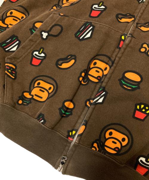 BABY MiLO（ベビーマイロ）BABY MiLO (ベビーマイロ) ジップパーカー ブラウン サイズ:Lの古着・服飾アイテム