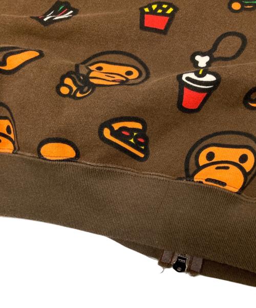 BABY MiLO（ベビーマイロ）BABY MiLO (ベビーマイロ) ジップパーカー ブラウン サイズ:Lの古着・服飾アイテム