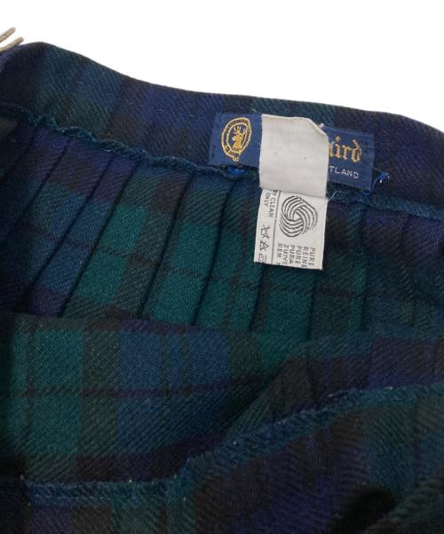 Clan Laird（クラン レアード）Clan Laird (クラン レアード) ダブルベルトスカート グリーン サイズ:下記参照の古着・服飾アイテム