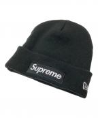 SUPREME×New Eraシュプリーム×ニューエラ）の古着「Box Logo Beanie」｜ブラック