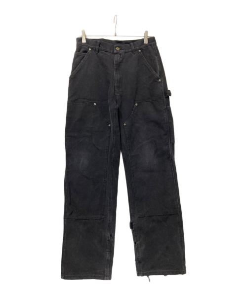 BACKERS（バッカーズ）BACKERS (バッカーズ) ダブルニーペインターデニムパンツ ブラック サイズ:30の古着・服飾アイテム