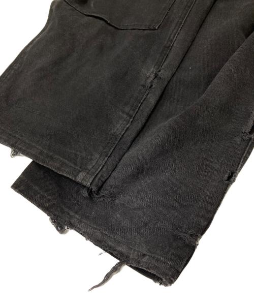BACKERS（バッカーズ）BACKERS (バッカーズ) ダブルニーペインターデニムパンツ ブラック サイズ:30の古着・服飾アイテム