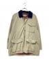 GREENISH（グリーニシュ）の古着「襟コーデュロイワークジャケット」｜ネイビー×ベージュ