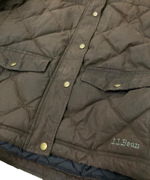 L.L.Bean（エルエルビーン）L.L.Bean (エルエルビーン) オイルドグースダウンジャケット ブラウン サイズ:Lの古着・服飾アイテム