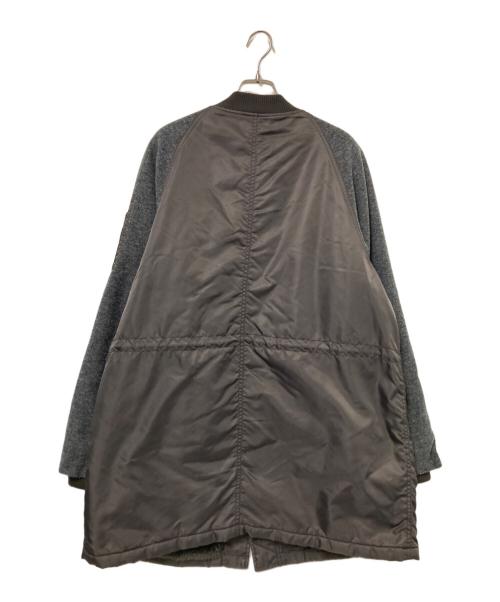 Cube Sugar（キューブシュガー）Cube Sugar (キューブシュガー) N-3Bタイプボアコート グレー サイズ:Mの古着・服飾アイテム