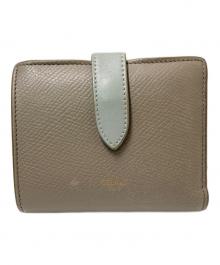 CELINE（セリーヌ）の古着「ミディアムストラップウォレット」｜ベージュ