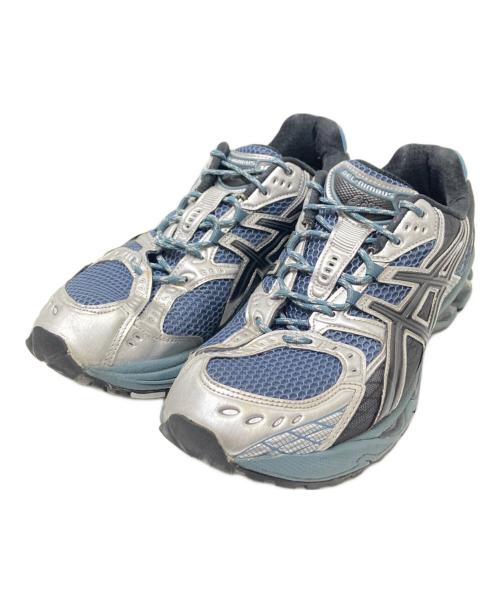 asics（アシックス）asics (アシックス) GEL-NIMBUS ロ-カットスニーカー ブラック×グレー サイズ:27.5cmの古着・服飾アイテム