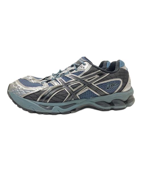 asics（アシックス）asics (アシックス) GEL-NIMBUS ロ-カットスニーカー ブラック×グレー サイズ:27.5cmの古着・服飾アイテム