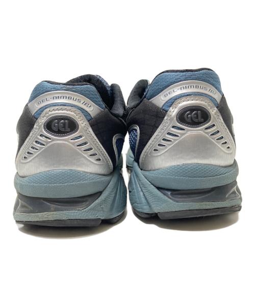 asics（アシックス）asics (アシックス) GEL-NIMBUS ロ-カットスニーカー ブラック×グレー サイズ:27.5cmの古着・服飾アイテム