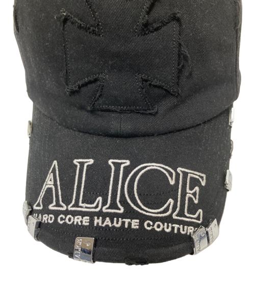 ALICE Hollywood（アリス ハリウッド）ALICE Hollywood (アリス ハリウッド) キャップ ブラック サイズ:下記参照の古着・服飾アイテム