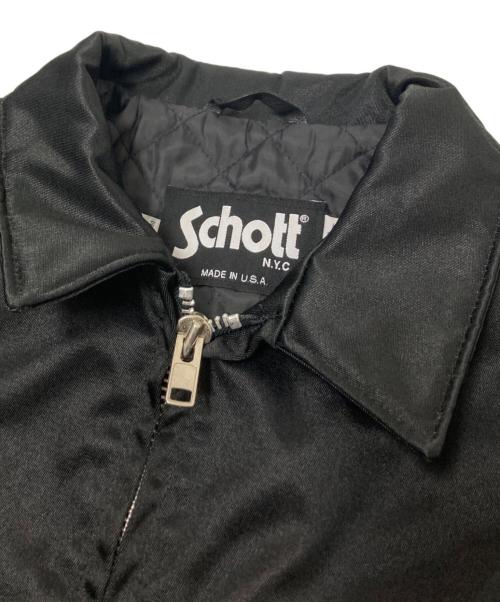 Schott（ショット）Schott (ショット) ナイロンワークジャケット ブラック サイズ:下記参照の古着・服飾アイテム
