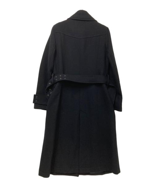 KATHARINE HAMNETT（キャサリンハムネット）KATHARINE HAMNETT (キャサリンハムネット) ナポレオンコート ブラック サイズ:Mの古着・服飾アイテム