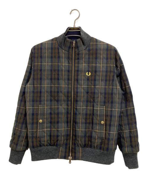 FRED PERRY（フレッドペリー）FRED PERRY (フレッドペリー) リバーシブルジャケット ネイビー×ブラウン サイズ:Lの古着・服飾アイテム